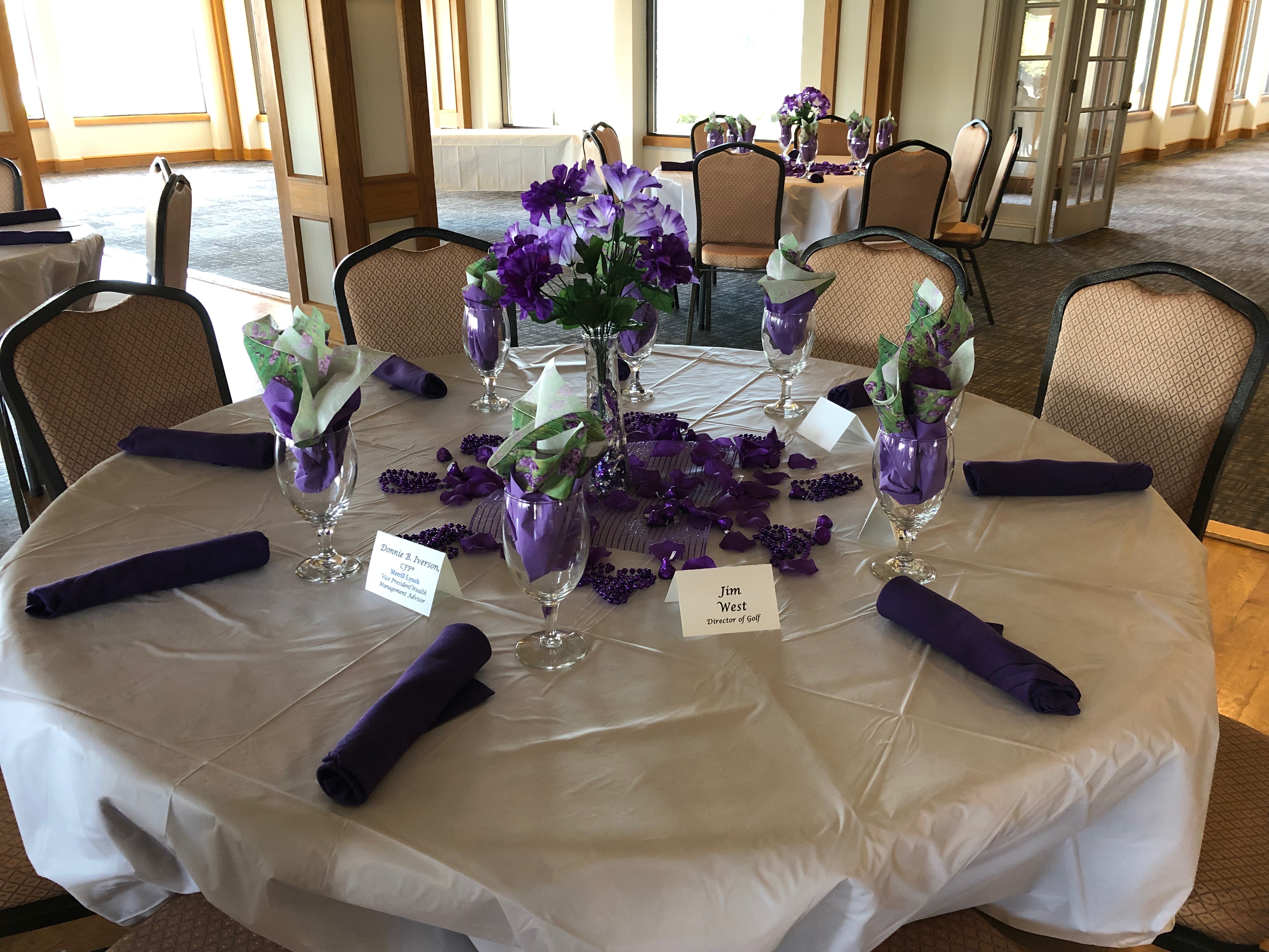 Table Decor Opening Day 2019
